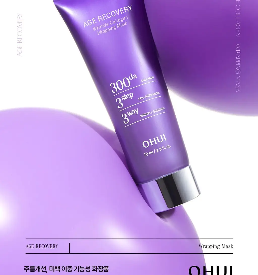[NEW] 오휘 에이지 리커버리 콜라겐 랩핑 마스크 70ml (+실리콘 브러쉬 증정) 상세페이지 2
